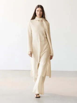 Abito a tunica fluido Total Look