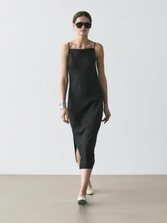 Abito midi 100% lino