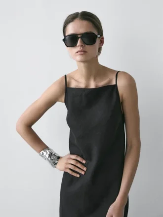 Abito midi 100% lino