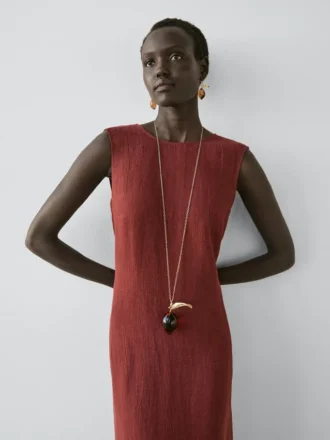 Abito midi 100% lino