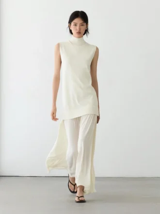 Abito midi in maglia abbinato