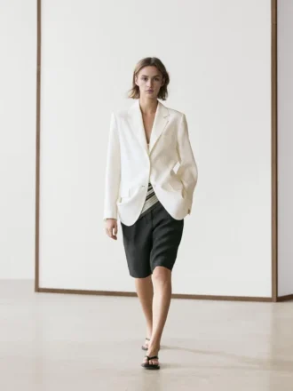 Bermuda lunghi in lino