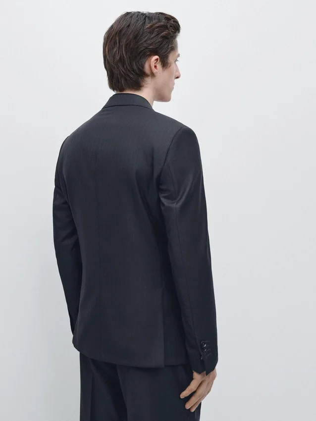 Blazer da completo in Cool Wool a righe Blazer da completo in Cool Wool a righe