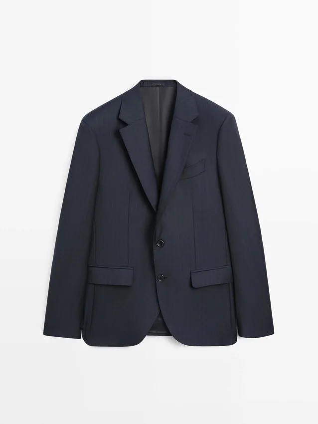 Blazer da completo in Cool Wool a righe Blazer da completo in Cool Wool a righe