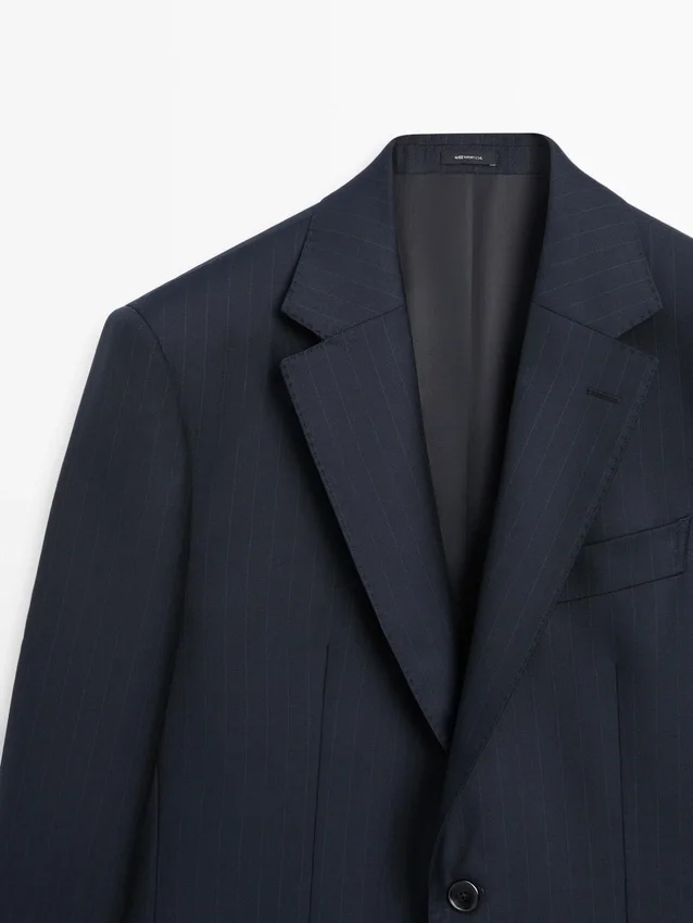 Blazer da completo in Cool Wool a righe Blazer da completo in Cool Wool a righe