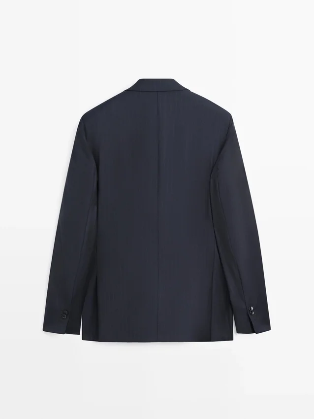 Blazer da completo in Cool Wool a righe Blazer da completo in Cool Wool a righe