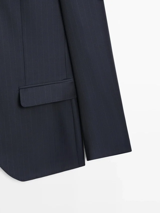 Blazer da completo in Cool Wool a righe Blazer da completo in Cool Wool a righe