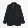 Blazer extra fine a due bottoni