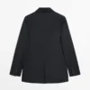 Blazer extra fine a due bottoni