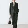 Blazer in lana extrafine a due bottoni