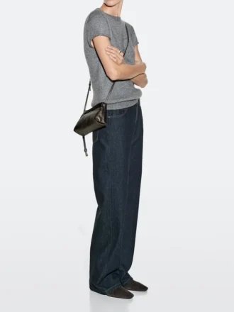 Borsa a tracolla in pelle nappa