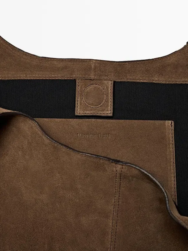 Borsa maxi in pelle crosta Borsa maxi in pelle crosta