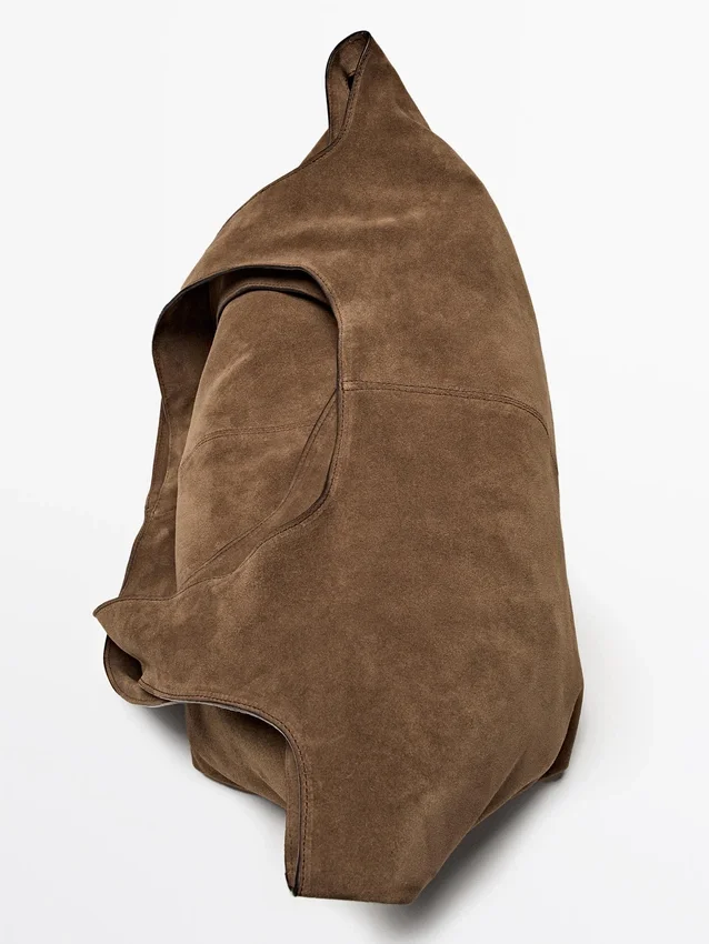 Borsa maxi in pelle crosta Borsa maxi in pelle crosta