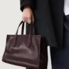 Borsa tote iconica Md in pelle nappa di medie dimensioni