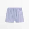 Boxer a righe 100% cotone