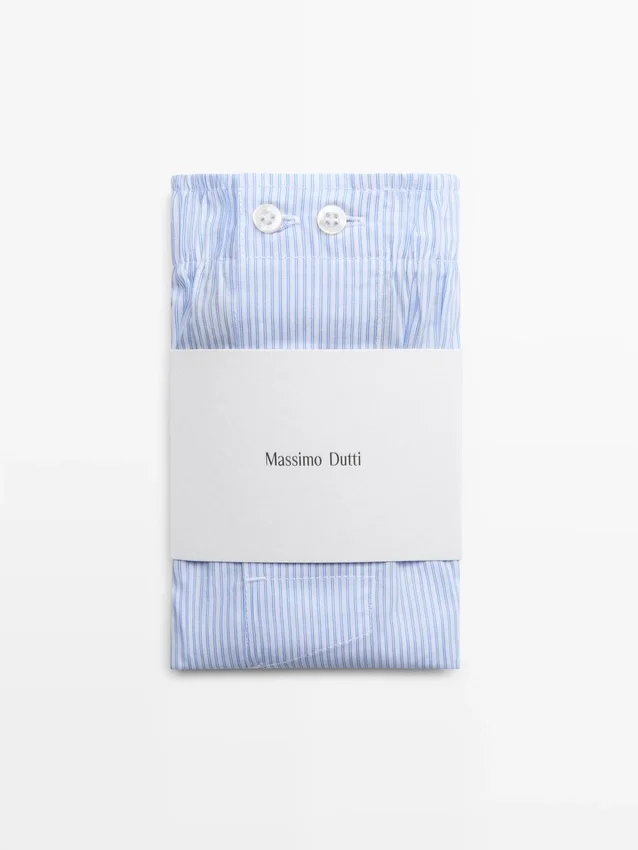 Boxer a righe 100% cotone Boxer a righe 100% cotone