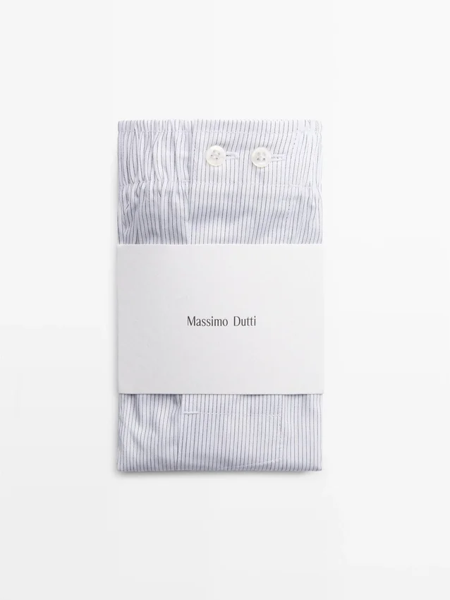 Boxer a righe 100% cotone Boxer a righe 100% cotone