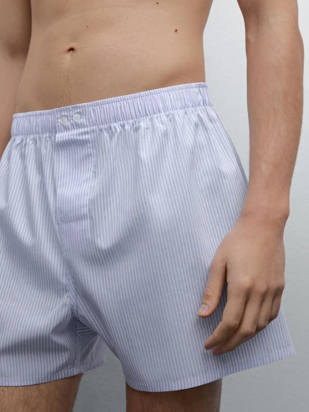 Boxer a righe 100% cotone Boxer a righe 100% cotone