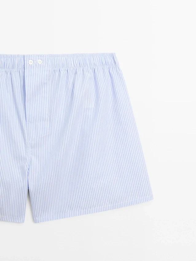 Boxer a righe 100% cotone Boxer a righe 100% cotone