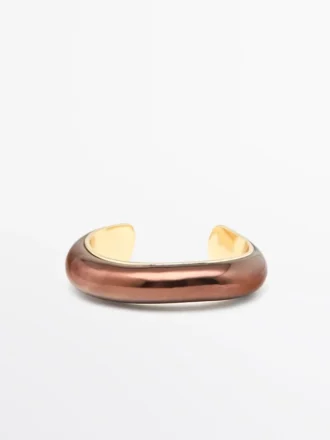 Bracciale con patina effetto bronzo