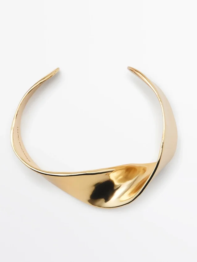 Bracciale largo testurizzato Bracciale largo testurizzato