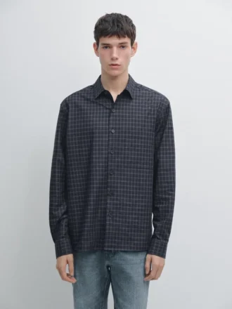 Camicia a quadri dalla vestibilità comoda
