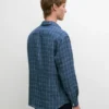 Camicia a quadri in 100% lino