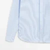 Camicia a righe in 100% cotone, vestibilità regolare