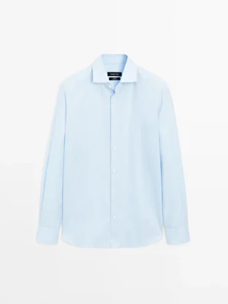 Camicia a righe slim fit