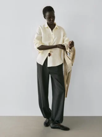 Camicia fluida 100% lino