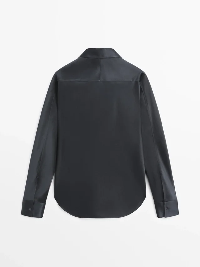 Camicia fluida in raso Camicia fluida in raso