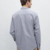 Camicia in cotone melange dalla vestibilità regolare