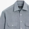Camicia in denim dalla vestibilità regolare con dettagli sulle tasche