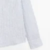 Camicia in lino a righe slim fit