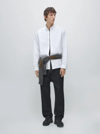 Camicia Oxford in cotone 100%, vestibilità regolare