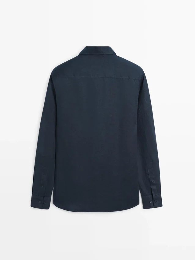 Camicia slim fit 100% lino Camicia slim fit 100% lino