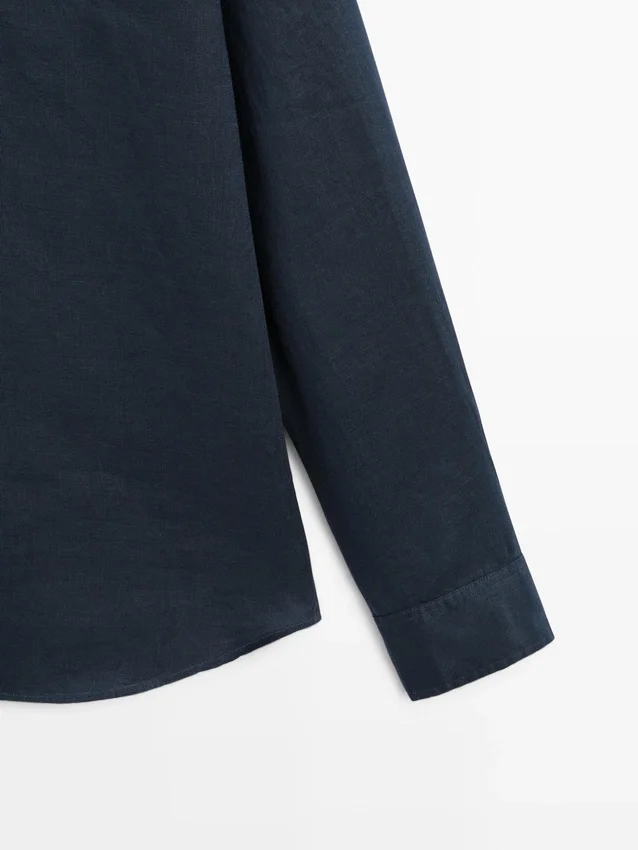 Camicia slim fit 100% lino Camicia slim fit 100% lino