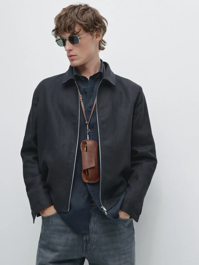 Camicia slim fit 100% lino Camicia slim fit 100% lino