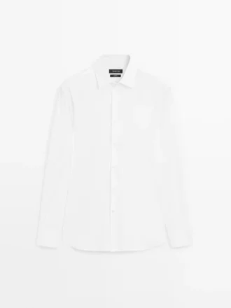 Camicia slim fit elasticizzata