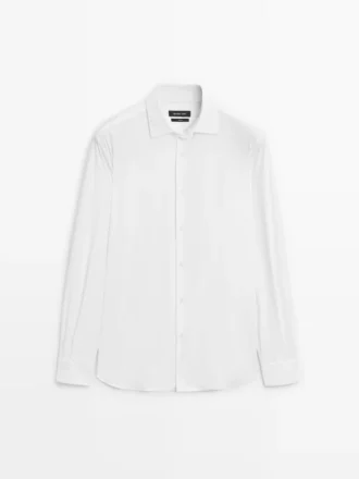 Camicia slim fit elasticizzata