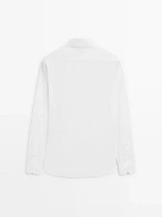 Camicia slim fit elasticizzata