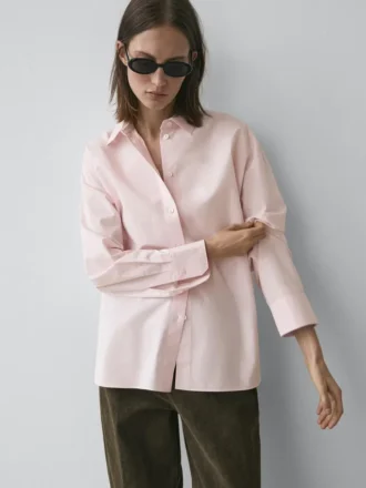 Camicie in misto popeline e cotone