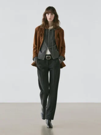 Cardigan con cappuccio in misto lana e chiusura con zip