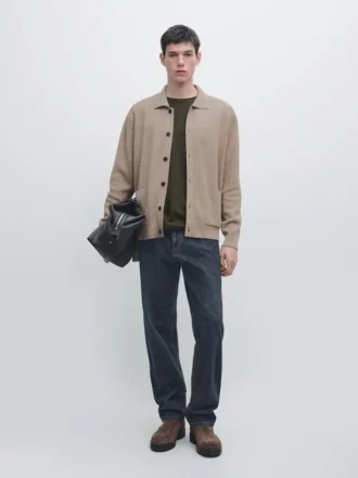 Cardigan in maglia di cotone