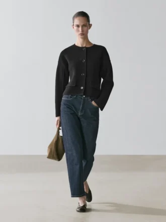 Cardigan in maglia di cotone