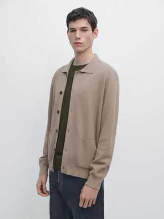 Cardigan in maglia di cotone