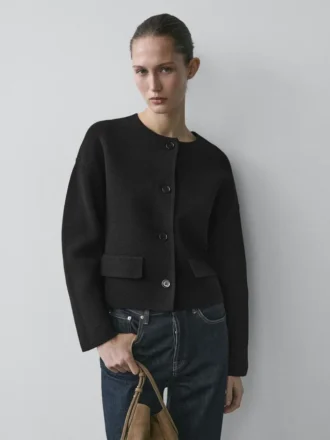 Cardigan in maglia di cotone