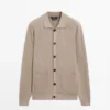 Cardigan in maglia di cotone