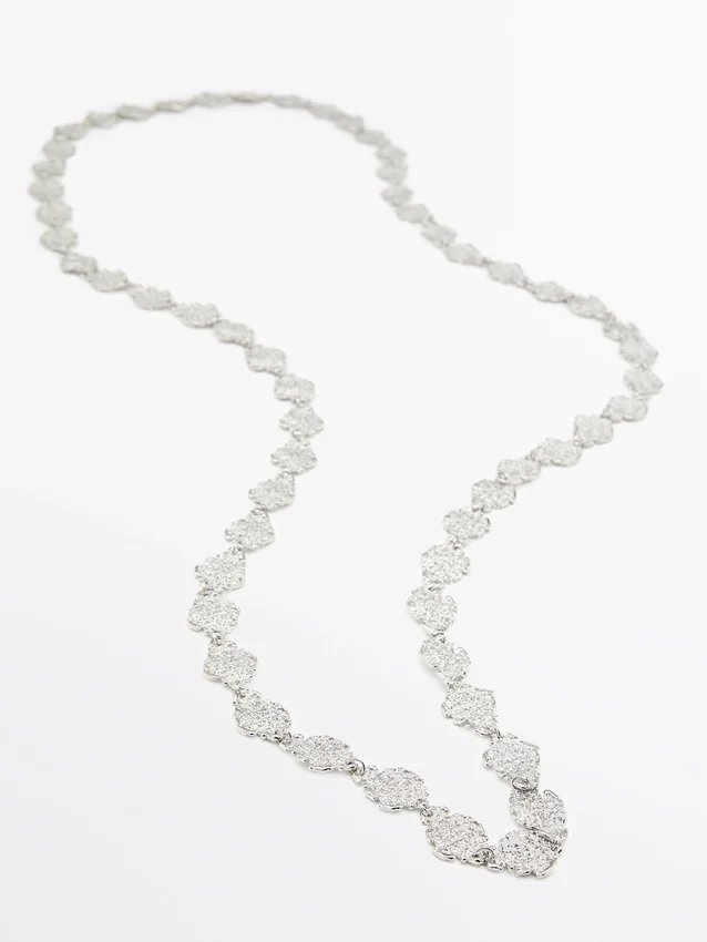 Collana lunga multiuso in pizzo Collana lunga multiuso in pizzo