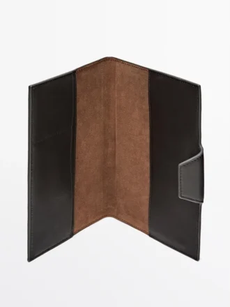 Copertina per taccuino in pelle nappa